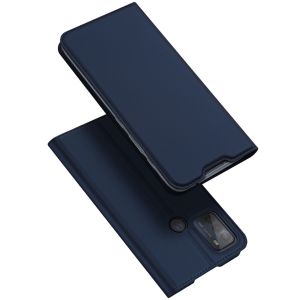 Dux Ducis Slim Softcase Bookcase Motorola Moto G50 - Donkerblauw