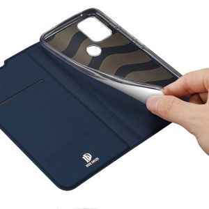 Dux Ducis Slim Softcase Bookcase Motorola Moto G50 - Donkerblauw