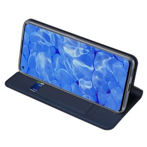 Dux Ducis Slim Softcase Bookcase Oppo Reno 6 Pro 5G - Donkerblauw