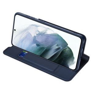 Dux Ducis Slim Softcase Bookcase Samsung Galaxy S21 FE - Donkerblauw