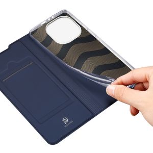 Dux Ducis Slim Softcase Bookcase Xiaomi Mi 11 Pro - Donkerblauw