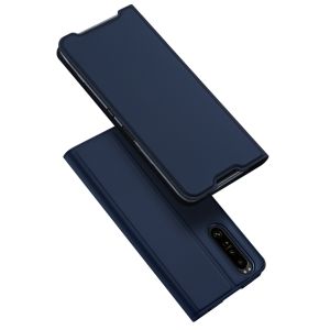 Dux Ducis Slim Softcase Bookcase Sony Xperia 1 III - Donkerblauw