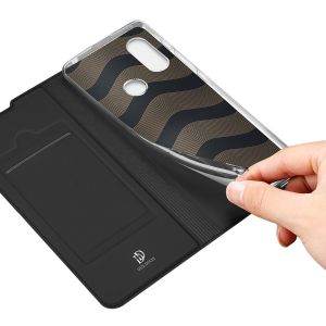 Dux Ducis Slim Softcase Bookcase Motorola Moto E7i Power - Zwart
