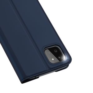 Dux Ducis Slim Softcase Bookcase Samsung Galaxy A22 (5G) - Donkerblauw
