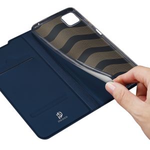 Dux Ducis Slim Softcase Bookcase Samsung Galaxy A22 (5G) - Donkerblauw