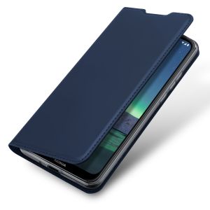 Dux Ducis Slim Softcase Bookcase Nokia 1.4 - Donkerblauw
