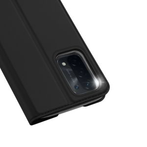 Dux Ducis Slim Softcase Bookcase Oppo A74 (5G) / A54 (5G)  - Zwart