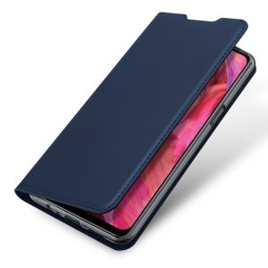 Dux Ducis Slim Softcase Bookcase Oppo A74 (5G) / A54 (5G)  - Donkerblauw