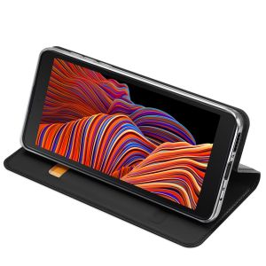 Dux Ducis Slim Softcase Bookcase Samsung Galaxy Xcover 5 - Zwart