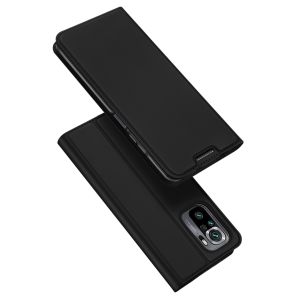 Dux Ducis Slim Softcase Bookcase Xiaomi Redmi Note 10 (4G) / Note 10S - Zwart