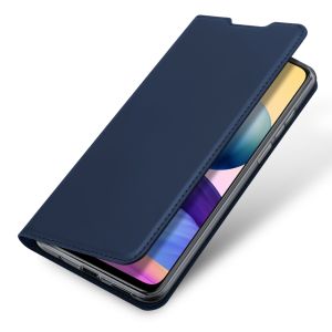 Dux Ducis Slim Softcase Bookcase Xiaomi Redmi Note 10 (5G) - Blauw