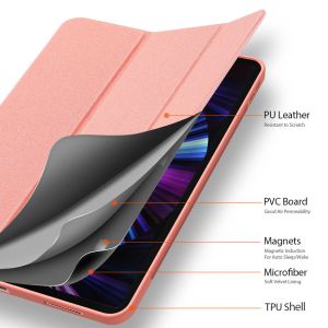 Dux Ducis Domo Bookcase iPad Pro 12.9 (2020 / 2021 / 2022) - Roze