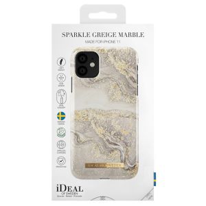 iDeal of Sweden Fashion Backcover iPhone 11 - Sparkle Greige Marble