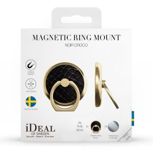 iDeal of Sweden Magnetic Ring Mount - Telefoonring - Noir Choco
