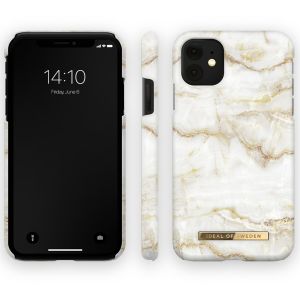 iDeal of Sweden Fashion Backcover iPhone 11 - Golden Pearl Marble