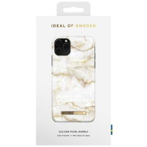 iDeal of Sweden Fashion Backcover iPhone 11 Pro Max - Golden Pearl Marble
