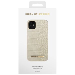 iDeal of Sweden Atelier Backcover iPhone 11 - Caramel Croco