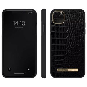 iDeal of Sweden Atelier Backcover iPhone 11 Pro Max - Neo Noir Croco