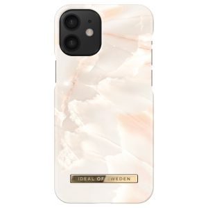 iDeal of Sweden Fashion Backcover iPhone 12 Mini - Rose Pearl Marble