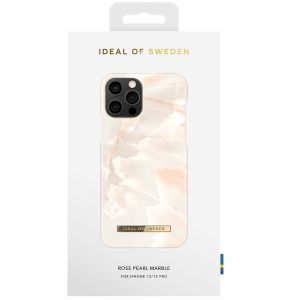 iDeal of Sweden Fashion Backcover iPhone 12 (Pro) - Rose Pearl Marble