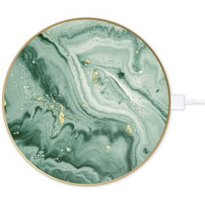 iDeal of Sweden Qi Charger Universal - Mint Swirl Marble