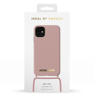 iDeal of Sweden Ordinary Necklace Case iPhone 11 - Misty Pink