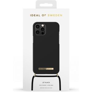 iDeal of Sweden Ordinary Necklace Case iPhone 12 Pro Max - Jet Black
