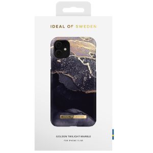 iDeal of Sweden Fashion Backcover iPhone 11 - Golden Twilight Marble
