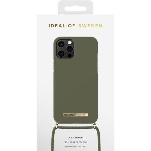 iDeal of Sweden Ordinary Necklace Case iPhone 12 Pro Max - Cool Khaki