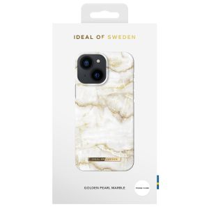 iDeal of Sweden Fashion Backcover iPhone 13 Mini - Golden Pearl Marble