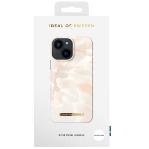 iDeal of Sweden Fashion Backcover iPhone 13 Mini - Rose Pearl Marble