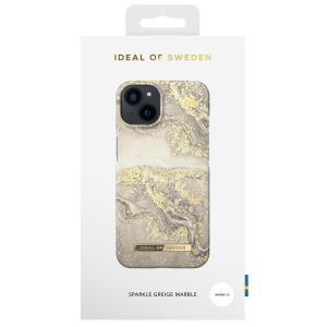 iDeal of Sweden Fashion Backcover iPhone 13 - Sparkle Greige Marble