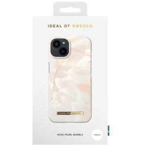 iDeal of Sweden Fashion Backcover iPhone 13 - Rose Pearl Marble