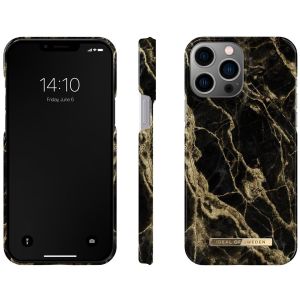 iDeal of Sweden Fashion Backcover iPhone 13 Pro Max - Golden Smoke Marble