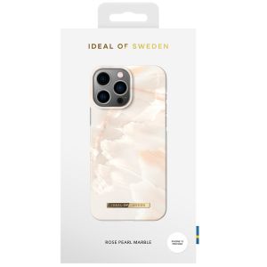 iDeal of Sweden Fashion Backcover iPhone 13 Pro Max - Rose Pearl Marble