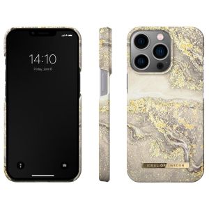 iDeal of Sweden Fashion Backcover iPhone 13 Pro - Sparkle Greige Marble