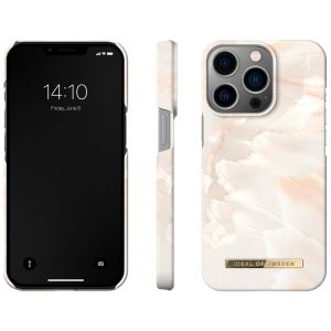 iDeal of Sweden Fashion Backcover iPhone 13 Pro - Rose Pearl Marble