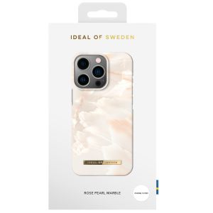 iDeal of Sweden Fashion Backcover iPhone 13 Pro - Rose Pearl Marble