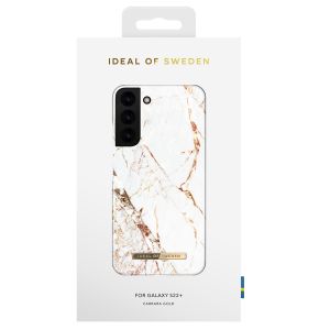 iDeal of Sweden Fashion Backcover Samsung Galaxy S22 Plus - Carrara Gold