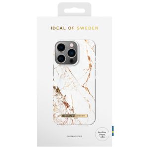 iDeal of Sweden Fashion Backcover iPhone 14 Pro - Carrara Gold