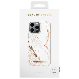 iDeal of Sweden Fashion Backcover iPhone 14 Pro Max - Carrara Gold