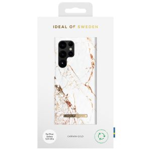 iDeal of Sweden Fashion Backcover Samsung Galaxy S23 Ultra - Carrara Gold