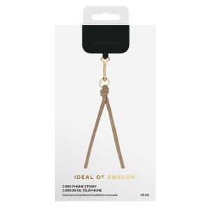 iDeal of Sweden Cord Phone Strap Universal - Telefoonkoord - Universeel - Beige