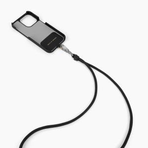iDeal of Sweden Cord Phone Strap Universal - Telefoonkoord - Universeel - Coal Black