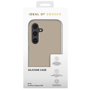 iDeal of Sweden Silicone Case Samsung Galaxy S24 - Beige