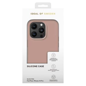 iDeal of Sweden Silicone Case iPhone 14 Pro - Blush Pink