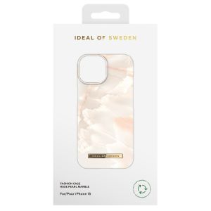 iDeal of Sweden Fashion Backcover iPhone 15 - Rose Pearl Marble