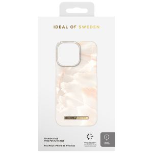 iDeal of Sweden Fashion Backcover MagSafe iPhone 15 Pro Max - Rose Pearl Marble