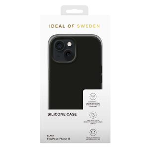iDeal of Sweden Silicone Case iPhone 15 - Black