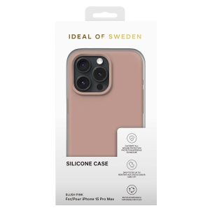 iDeal of Sweden Silicone Case iPhone 15 Pro Max - Blush Pink